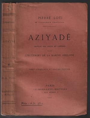 Seller image for Aziyad (extrait des notes et lettres d'un lieutenant de la marine anglaise ) for sale by librairie philippe arnaiz