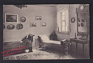 AK Das Schlafzimmer der Herzogin im Schloss Tiefurt (Weimar) * Echt-Foto - nicht gelaufen-