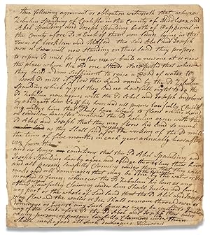 [Late 18th century Draft of Legal Agreement between Zebulon Spaulding; Abel Spaulding; Joseph Spa...