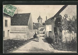 Carte postale Villiers-sur-Morin, Rue Touarte