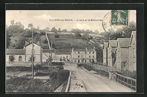 Carte postale Villiers-sur-Morin, La Gare et la Maltournee