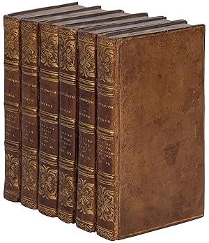 Bild des Verkufers fr The Miscellaneous Works of Oliver Goldsmith, M.B. (Complete Six Volume Set) zum Verkauf von Between the Covers-Rare Books, Inc. ABAA