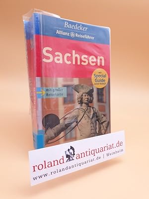 Bild des Verkufers fr Sachsen / [Textbeitr.: Konrad Auerbach . berarb.: Achim Bourmer. Bearb.: Baedeker-Red. (Helmut Linde). Chefred.: Rainer Eisenschmid] / Baedeker-Allianz-Reisefhrer zum Verkauf von Roland Antiquariat UG haftungsbeschrnkt