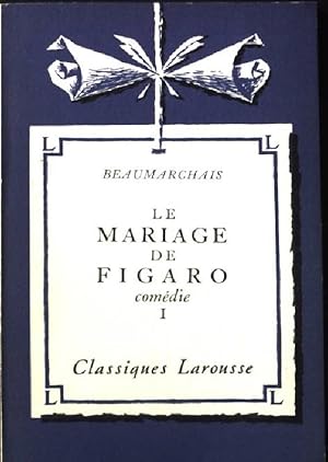 Seller image for Le Mariage de Figaro comedie I. for sale by books4less (Versandantiquariat Petra Gros GmbH & Co. KG)