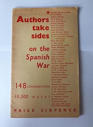 Authors Take Sides On The Spanish War