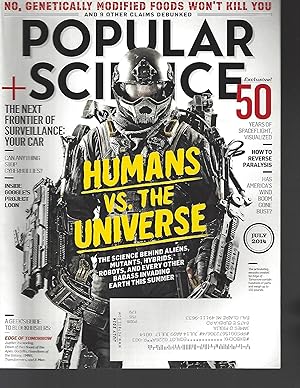 Seller image for Popular Science Magazine July 2014 - Humans Vs. The Universe for sale by Vada's Book Store