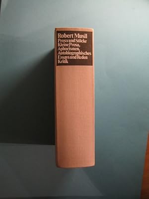 Prosa und Stück. Kleine Prosa, Aphorismen. Autobiographisches. Essays und Reden. Kritik.