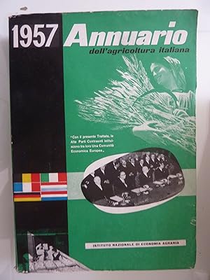 ANNUARIO DELL'AGRICOLTURA ITALIANA Volume X: 1956