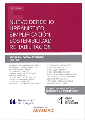 Seller image for Nuevo derecho urbanstico: simplificacin, sostenibilidad, rehabilitacin for sale by Vuestros Libros