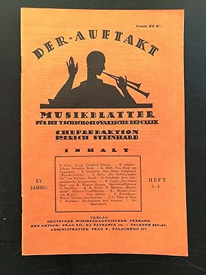 Der Auftakt - Musikblätter für die tschechoslowakische Republik, XV. Jahrgang 1935, Heft 3-4 (Dop...