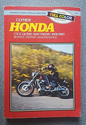 Honda CX and GL500/650 Twins 1978-1983 - Service, Repair, Maintenance