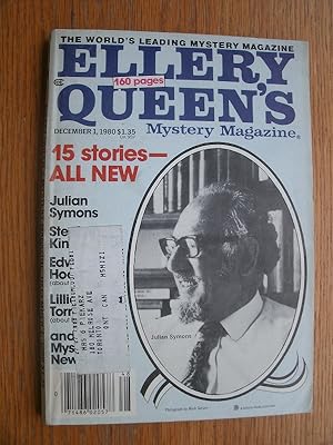 Immagine del venditore per Ellery Queen's Mystery Magazine December 1, 1980 venduto da Scene of the Crime, ABAC, IOBA