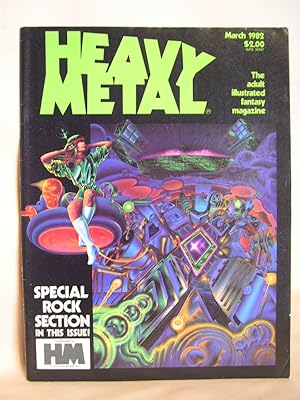 Seller image for HEAVY METAL, ADULT ILLUSTRATED FANTASY MAGAZINE; MARCH 1982, VOLUME V, NUMBER 12 for sale by Robert Gavora, Fine & Rare Books, ABAA