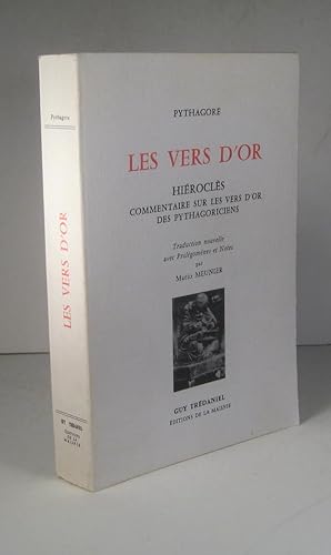 Bild des Verkufers fr Les Vers d'Or. Hirocls. Commentaire sur Les Vers d'Or des pythagoriciens zum Verkauf von Librairie Bonheur d'occasion (LILA / ILAB)