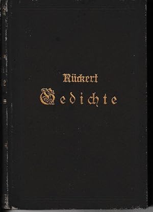 Gedichte. In Auswahl herausgegeben von Philipp Stein. Mit Rückerts Bildnis.