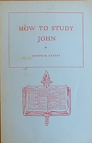 Seller image for How to Study John for sale by Faith In Print