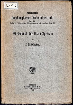 Wörterbuch der Duala-Sprache.