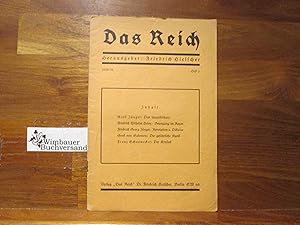 Bild des Verkufers fr Das Reich. Heft 1 1930/31 zum Verkauf von Antiquariat im Kaiserviertel | Wimbauer Buchversand