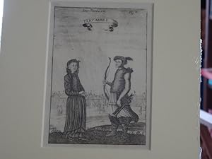 Bild des Verkufers fr Kupferstich - Die Tartarn - Tartarres. Fig. X. zum Verkauf von Antiquariat Buchseite