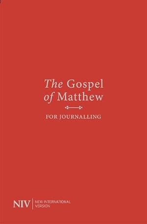 Imagen del vendedor de NIV Gospel of Matthew for Journalling (Paperback) a la venta por AussieBookSeller