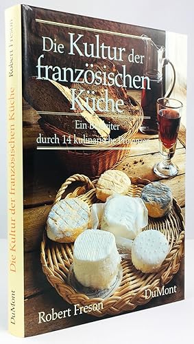 Bild des Verkufers fr Die Kultur der franzsischen Kche. Ein Begleiter durch 14 kulinarische Provinzen. Texte von Adrian Bailey, Arabella Boxer, Caroline Conran, Alan Davidson, Nathalie Hambro, Douglas Johnson, Jill Norman, Richard Olney, Anne Willan. Zusammenstellung der Rezepte von Jacqueline Saulnier. zum Verkauf von Antiquariat Heiner Henke