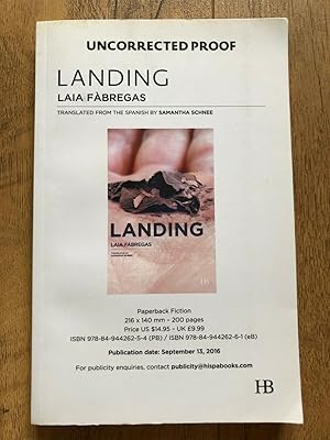 Seller image for LANDING for sale by Happyfish Books