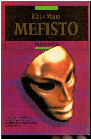 Imagen del vendedor de MEFISTO. 2 ed. Trad. Araceli Castro Martnez. a la venta por angeles sancha libros