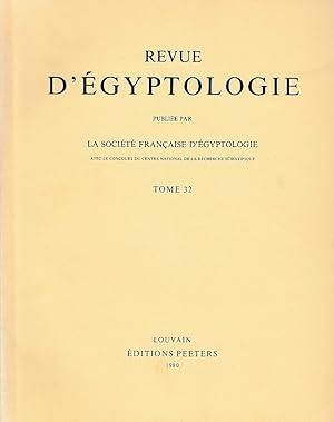 Bild des Verkufers fr tudes de philologie et de linguistique. (Revue d'gyptologie). zum Verkauf von Librarium of The Hague