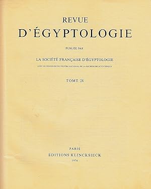La formule "le souffle de la bouche" au Moyen Empire. (Revue d'Égyptologie).