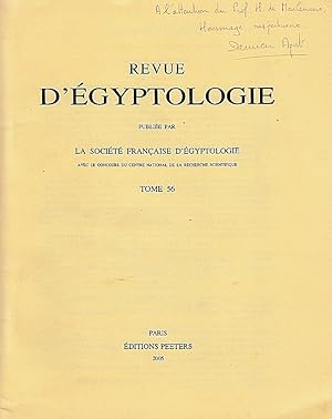 Seller image for Le titre du "Dcret de Cambyse" (P. Bn 215 verso colonne D). (Revue d'gyptologie). [AND:] Le sens du Dcret de Cambyse. [LOT OF 2 WORKS]. for sale by Librarium of The Hague