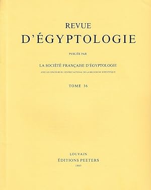 Bild des Verkufers fr tudes de philologie et de linguistique (IV). (Revue d'gyptologie). zum Verkauf von Librarium of The Hague