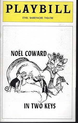 Seller image for Playbill: Volume 11, No. 4: April, 1974. Featuring the Ethel Bsarrymore Theatre Presentation of Noel Coward's "In Two Keys" for sale by Dorley House Books, Inc.