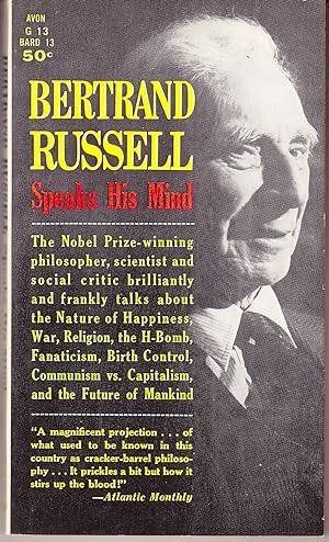 Imagen del vendedor de Bertrand Russell Speaks His Mind a la venta por John Thompson