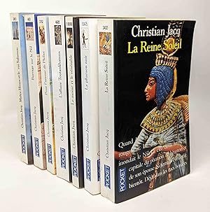 Image du vendeur pour Matre Hiram et le roi Salomon + Barrage sur le Nil + Pour l'amour de Philae + L'affaire Toutankhamon + Le moine et le vnrable + Le pharaon noir + La Reine soleil --- 7 romans mis en vente par crealivres