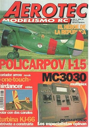 Seller image for Revista Aerotec modelismo RC numero 038: Policarpov I-15 for sale by El Boletin