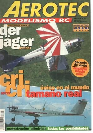 Seller image for Revista Aerotec modelismo RC numero 035: Der Jager escala 1:5 for sale by El Boletin