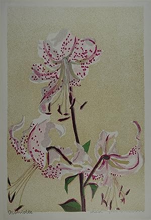 Farblithographie "Orchidee", rechts unten eigenhändig mit Bleistift signiert, links unten bez., u...