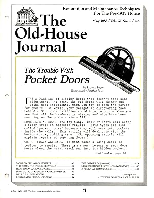 Seller image for The Old-House Journal Vol. XI No. 4 May 1983 for sale by Book Booth