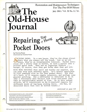 Seller image for The Old-House Journal Vol. XI No. 6 July 1983 for sale by Book Booth