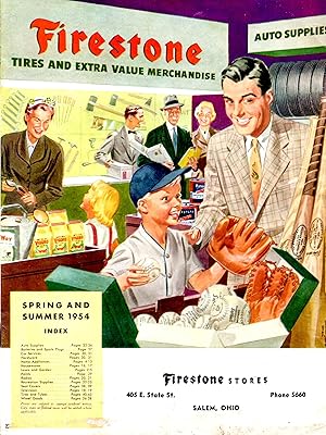 Firestone Tires and Extra Value Merchandise Spring and Summer 1954 Catalog
