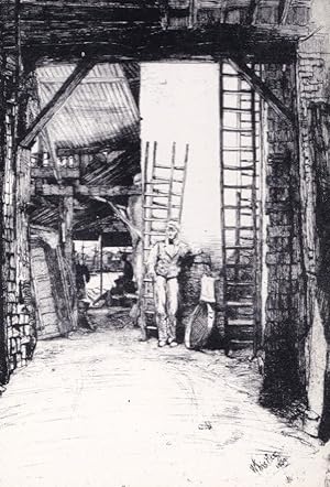 Image du vendeur pour Whistler The Limehouse Burner Victorian London Painting Postcard mis en vente par Postcard Finder