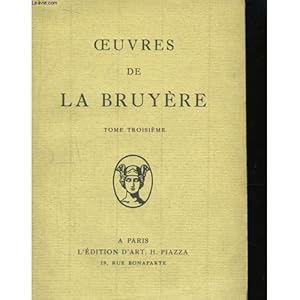 Immagine del venditore per ?uvres de Labruyre 2020-1914 Piazza 1928 be venduto da Des livres et nous