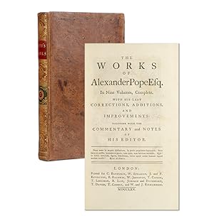 The Works of Alexander Pope (in 9 vols)