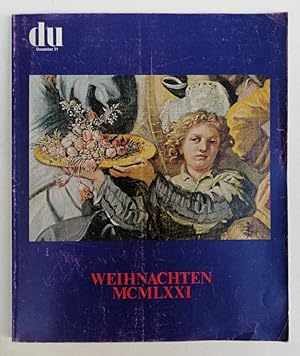 Imagen del vendedor de du. Kulturelle Monatsschrift. 31. Jg., Nr. 370: Weihnachten MCMLXX. Mit zahlr. Abb. a la venta por Der Buchfreund