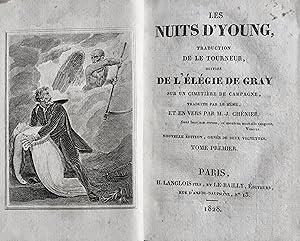 Les Nuits dYoung, traduction de Le Tourneur, suivies de lElégie de Gray sur un cimitière de cam...