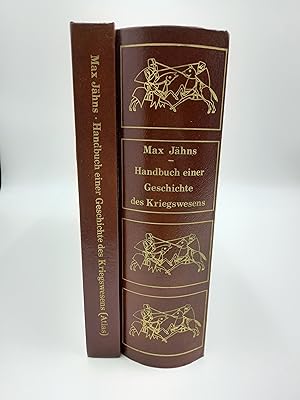 Bild des Verkufers fr Handbuch einer Geschichte des Kriegswesens von der Urzeit bis zur Renaissance; Textband und Atlas (2 Bnde vollstndig) Neudruck der Ausgabe Leipzig 1880 (Mit einer Einfhrung von U. von Gersdorff) zum Verkauf von Antiquariat Smock