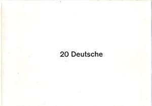 Bild des Verkufers fr 20 Deutsche- Ausstellung der Onnasch-Galerie, Berlin und Kln 1971, Joseph Beuys, Raimund Girke, Gotthard Graubner, Hans Haake u.v.m. zum Verkauf von nika-books, art & crafts GbR