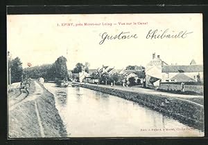 Carte postale Episy, Vue sur le Canal