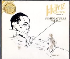 Bild des Verkufers fr The Heifetz Collection Vol.19: 51 Miniatures 1944-1946 [2 CDs Nr. 090266175024]. zum Verkauf von KULTur-Antiquariat
