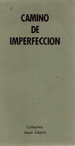 Imagen del vendedor de Camino de imperfeccin . a la venta por Librera Astarloa